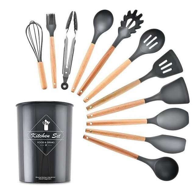 High-Quality-Wholesales-Cooking-Tools-Kitchen-Utensils-8PCS-Colorful-Silicone-Kitchen-Utensils