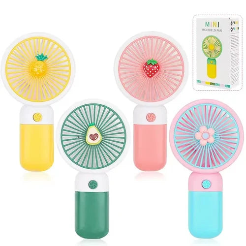 Mini Electric Rechargeable Fan HandheldDesktop
